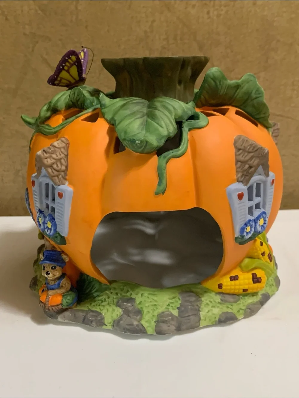 Partylite Harvest Pumpkin Tealight House Candle Holder P7316 NEW in Boxi - Picture 4 of 11